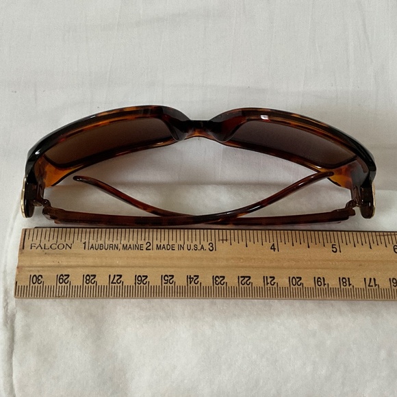 GUCCI Web GG Oversized Square Frame Sunglasses Tortoise Brown main image 5